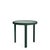 Brown Jordan Kantan Aluminum 20" Round Occasional Table in Forest Green For Sale