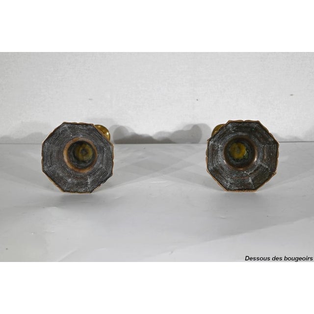 End of 19th Century Bronze Torches, Set of 2 For Sale - Image 16 of 17