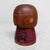 Brown Shōwa Japanese Kokeshi by Issetsu Kuribayashi, 1970 For Sale - Image 8 of 11