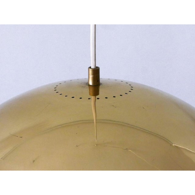 Mid-Century Modern Perforated Metal Pendant Lamp, Germany, 1950s For Sale - Image 16 of 18