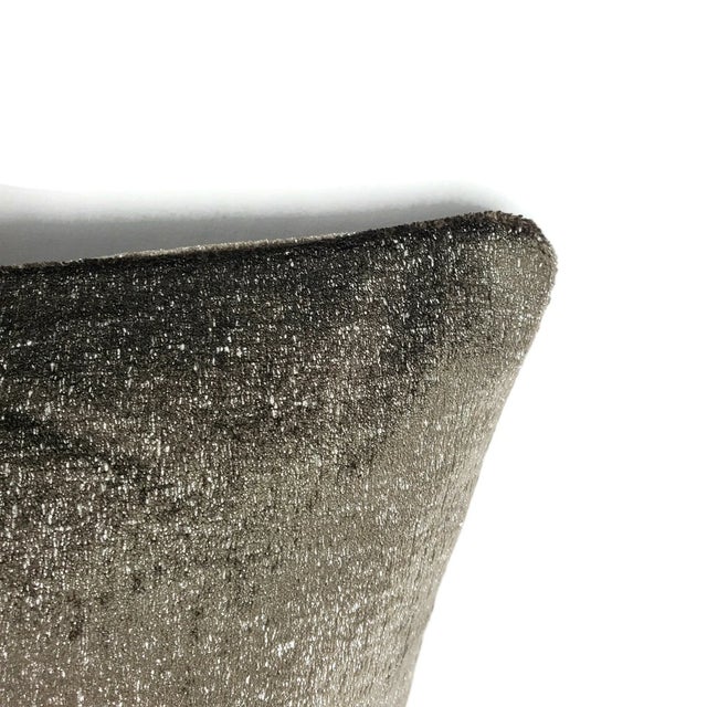 From Dedar is SPLENDIDO SPLENDENTE in the color: Taupe Lamina Argento pillow cover. Translated from Italian the fabric is...