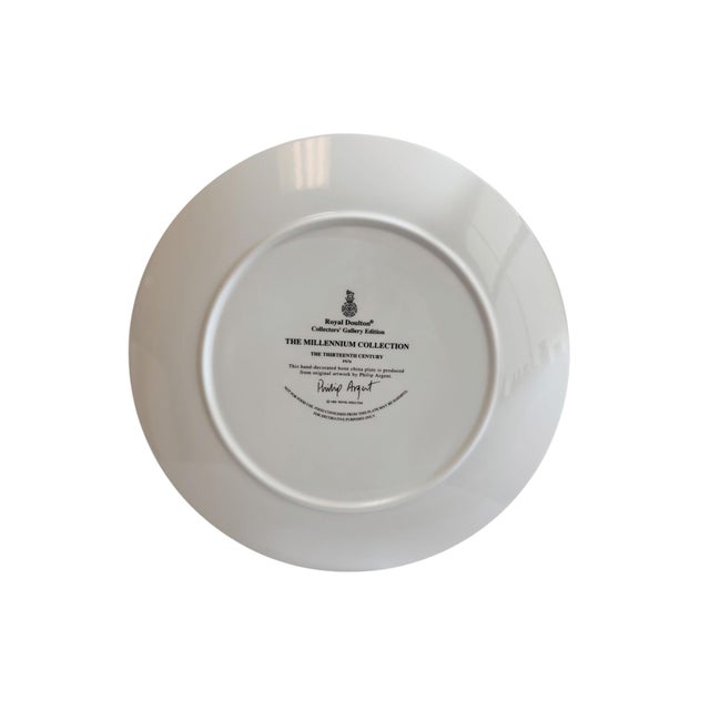 Ceramic Royal Doulton Millennium Collection Cabinet Plates - A Trio For Sale - Image 7 of 7