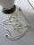 1980s Postmodern Crackle Glazed Ceramic Table Lamp With Metal Conical Shade For Sale - Image 12 of 12