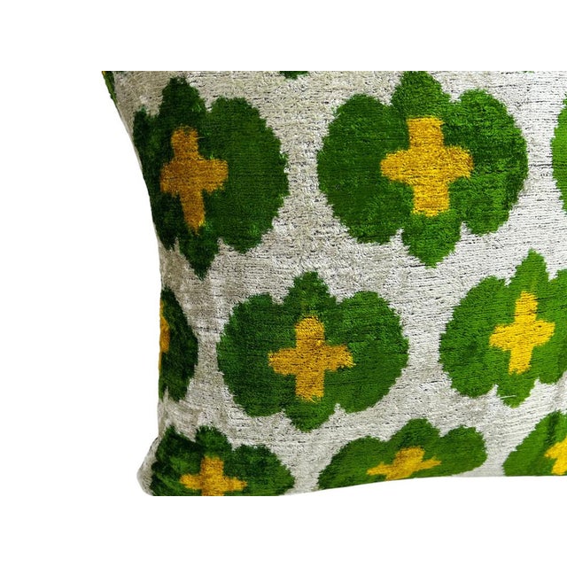 Handmade Velvet Silk IKAT cushion cover with floral design and multicolor. It can be a perfect gift for new homes. This...