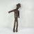African Early 20th Century Nyamwezi Wood Figure with Movable Arm For Sale - Image 3 of 10