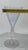 1960s Venetian Murano Ice Blue & Gold Aventurine Hand-Blown Wine Goblet For Sale In Sacramento - Image 6 of 6