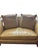 Tan Hand-Carved Cognac Leather Loveseat With Exposed Wood Frame Traditional European Style 71”w For Sale - Image 8 of 12