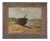 Antique Coastal Sailboat Coast Marine Oil Painting Beach Shipwreck For Sale