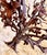Shabby Chic Vintage Italian Tôle Chandelier With Rustic Metal Leaves and Floral Motifs Accented With Crystals, 6 Lights For Sale - Image 3 of 12