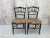 Set of Napoleon III Hand Painted Ebonised Side Chairs For Sale - Image 6 of 6