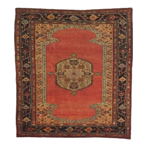Antique Persian Bakhaish Rug - 05'07 x 06'01