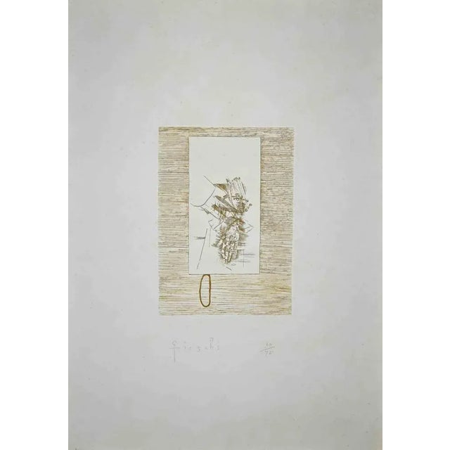 Giannetto Fieschi, Hand, Original Etching, Mid, 20th-Century For Sale - Image 3 of 3