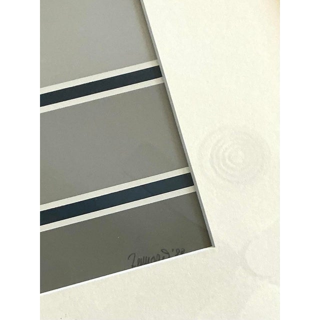 Vintage 1980s Signed Abstract Lithograph For Sale In West Palm - Image 6 of 6