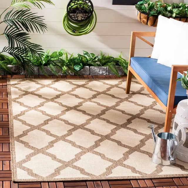 Beach House indoor outdoor rugs bring smart interior design to the patio, porch and backyard deck. These outdoor patio...