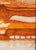 Vintage Swedish Rya Rug With Modern Design in Burnt Orange, Cream and Orange For Sale In Atlanta - Image 6 of 10