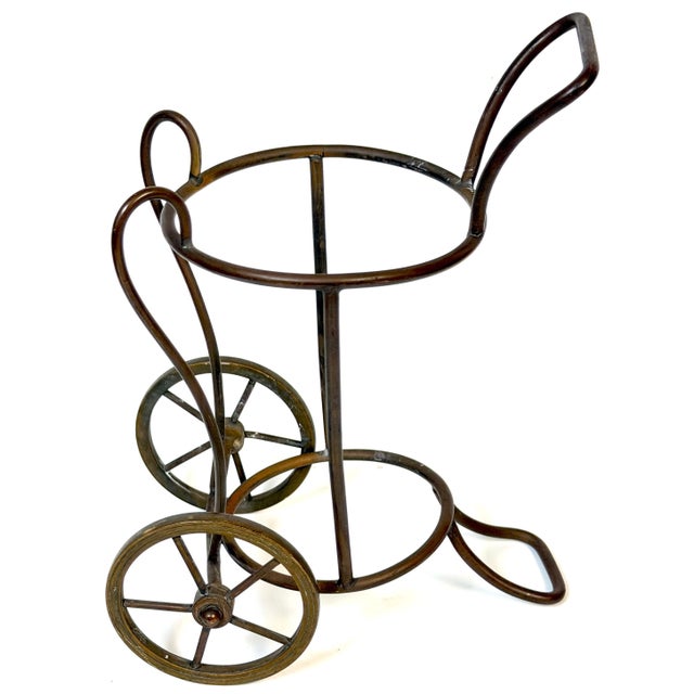Italian Interwar Industrial Copper Cocktail Shaker with Wheeled Caddy, 1925-35 For Sale - Image 18 of 18