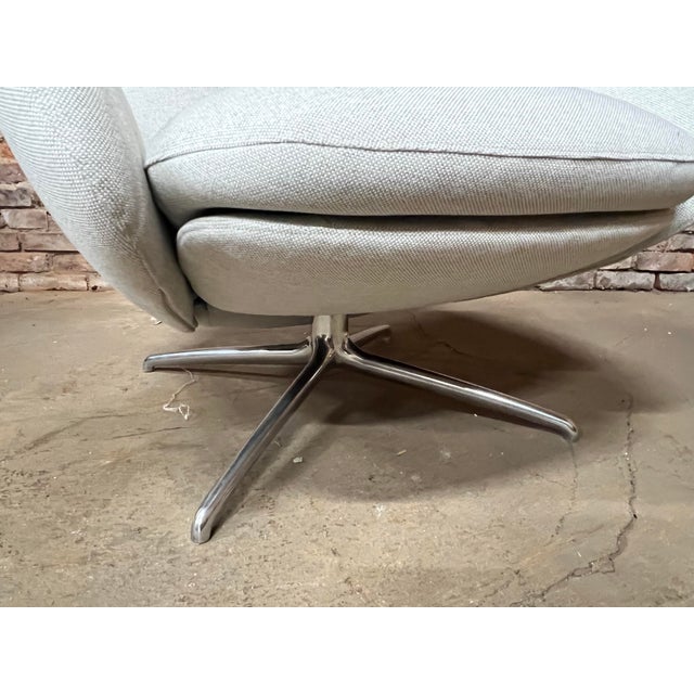 Vala Swivel Recliner Chair by Design Within Reach by Designer Hlynur Atlason For Sale - Image 10 of 13