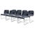 Black T70, 920 Chairs by Carlo Bartoli, 1970s, Set of 8 For Sale - Image 8 of 8