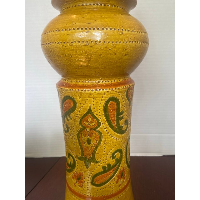 Mid-Century Modern Midcentury Aldo Londi for Bitossi Lidded Ceramic Vase For Sale - Image 3 of 11