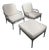 Vintage Lounge Chairs and Ottoman Set of 3 Pieces - Attributed to Brown Jordan Calcutta For Sale