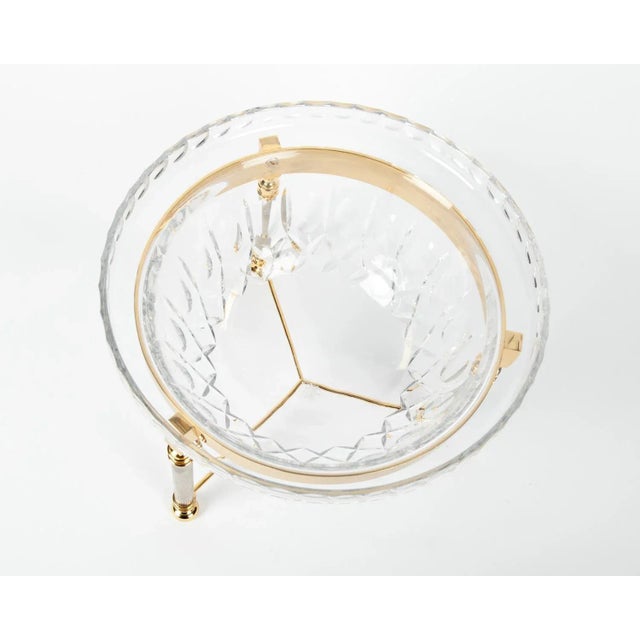 Vintage Cut Crystal Champagne Cooler For Sale - Image 4 of 8