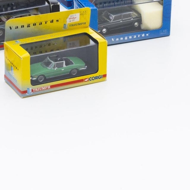 Vintage Miniature Cars, Set of 8 For Sale - Image 5 of 6
