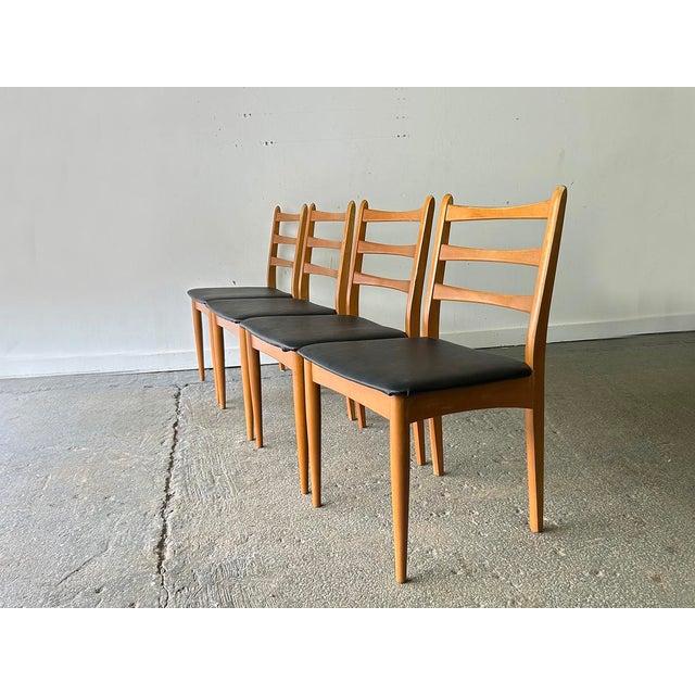 Mid-Century Dining Chairs from Schreiber Furniture, 1960s, Set of 4 For Sale - Image 4 of 11