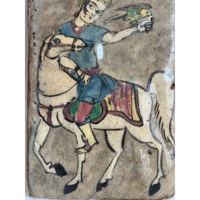 19th Century Persian Tile For Sale - Image 4 of 12