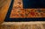 1920s Antique Blue Navy Grand Scale Medallion Knotted Wool Chinese Art Deco Rug For Sale In New York - Image 6 of 9