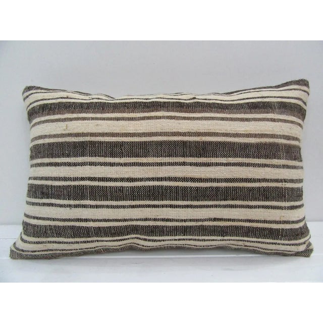 Handmade Turkish Kilim Pillow Cover For Sale - Image 4 of 4