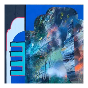 William Finlayson Jr. Original Painting on Panel Titled: West Bound and Weird, 2020