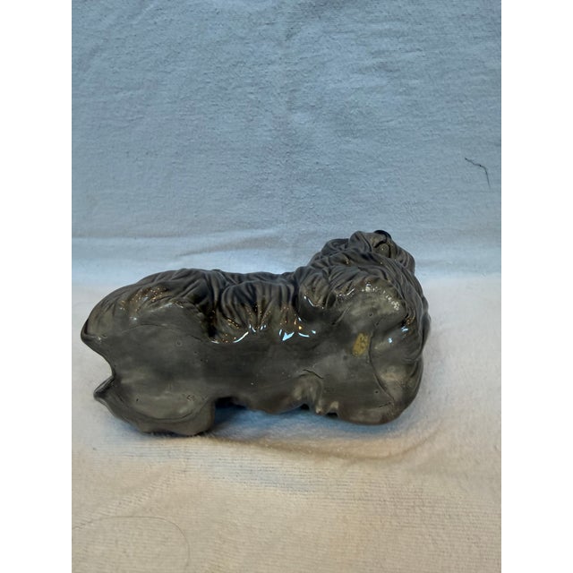 Ceramic 1940s Porcelain Yorkie Planter For Sale - Image 7 of 11