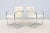 MCM Ludwig Mies Van Der Rohe Brno White Leather Flat Bar Chairs by Gordon, a Pair For Sale In New York - Image 6 of 16