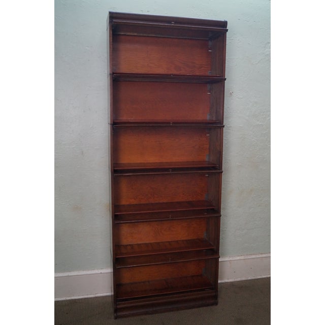 Antique Lundstrom Oak Barrister Stacking Bookcase Chairish