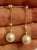Traditional Diamond Akoya Pearl Earrings 14k Yellow Gold 0.12 TCW Women Certified For Sale - Image 3 of 6