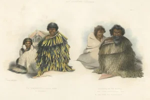 Ngaporutu and Ngawhea of ​​te Mahoa, New Zealand, 1847, Paper