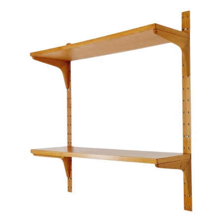 Danish Modern Oak Shelving System by Hansen & Guldborg Mobler, Denmark, 1960s For Sale