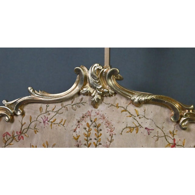 Gold Antique Louis XV Chandelier in Gilt Bronze, 1850s For Sale - Image 8 of 18