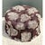 Mid-Century Modern Vintage Paisley Tufted Ottoman For Sale - Image 3 of 12