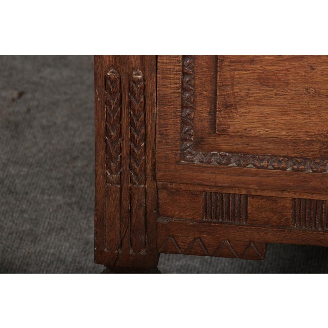 Baroque Chest of Drawers in Oak, 1780s For Sale - Image 15 of 18