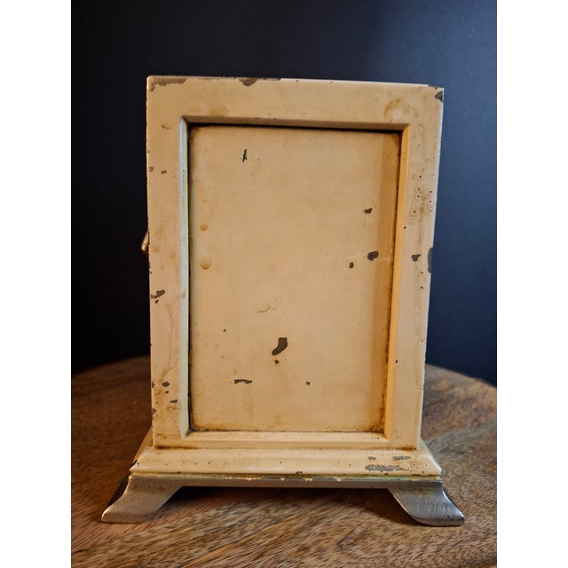 Rare 1897 Custom Cast Iron Safe Bank Engraved Plaque Brass Door Provenance Bertoia 8.6lb For Sale In Boston - Image 6 of 18