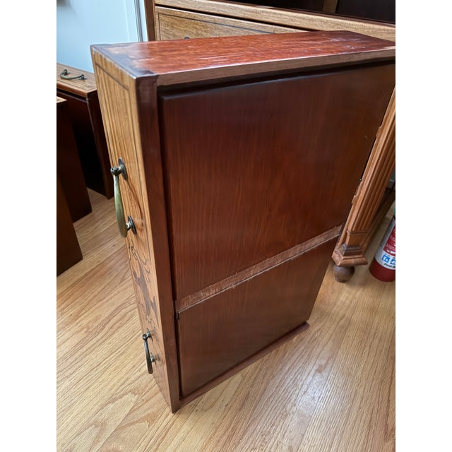 1930s Bespoke Dresser With Architectural Corner Details For Sale - Image 12 of 12