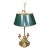 1950s French Directoire Louis XVI Style Gilt Metal & Tole Bouillotte Lamp For Sale