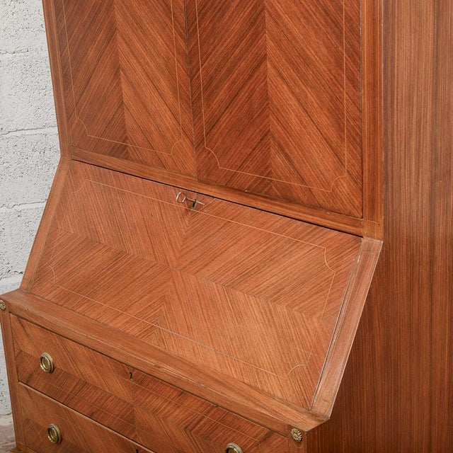 Art Deco Bookcase Sideboard with Flap For Sale - Image 15 of 18