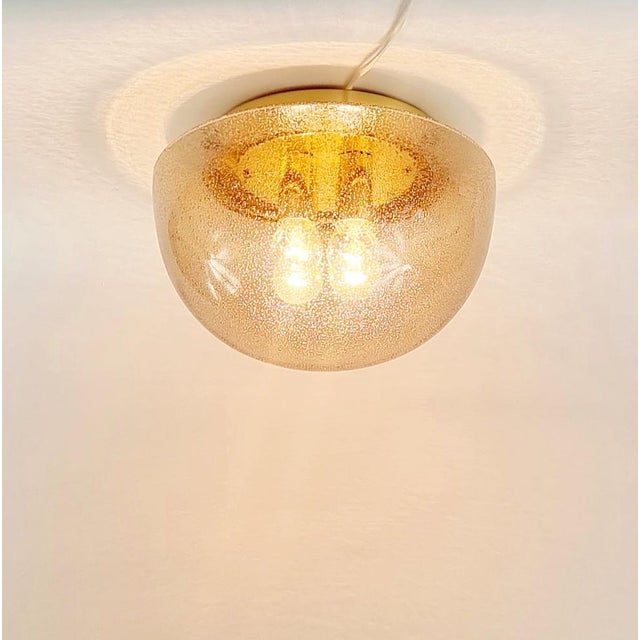 Large Space Age Mushroom-Shaped Flush Mount or Ceiling Light from Limburg, Germany, 1970s For Sale - Image 6 of 10