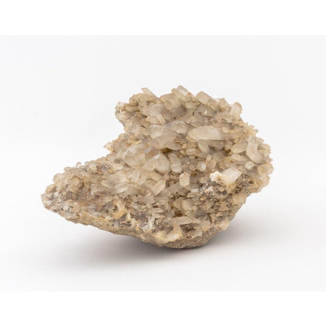 Gemstone Clear Quartz Crystal Cluster Mineral Specimen For Sale - Image 7 of 11