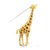 Gender: Ladies Metal Type: 18K Yellow Gold Length: 2.75 inches Width: 23.40 mm Weight: 22.31 grams Handmade 18K yellow...