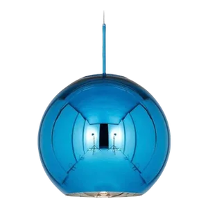 Tom Dixon Minimal Large Blue Copper Pendant Light, Limited Edition