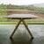 Laminated Aluminium Wood Legs 360 Table by Konstantin Grcic For Sale - Image 4 of 6
