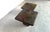 Brown Vintage Brutalist Slate Stone Nesting Tables by Laub, 1980s, Set of 2 For Sale - Image 8 of 11